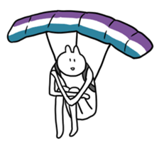 The ten heads high rabbit 3 sticker #9283459