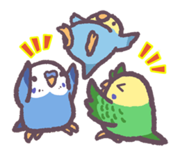 Budgerigars6 sticker #9283576