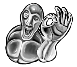 Strong Men Muscle sticker #9284636