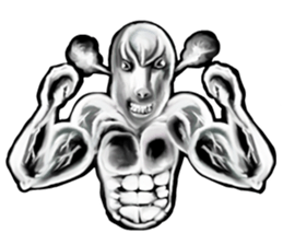 Strong Men Muscle sticker #9284640