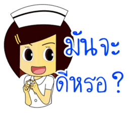 Kwanjai the Ward Nurse V.3 sticker #9285389