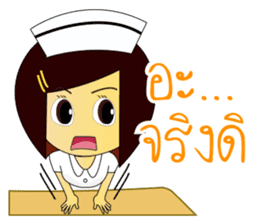 Kwanjai the Ward Nurse V.3 sticker #9285391