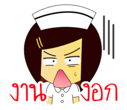 Kwanjai the Ward Nurse V.3 sticker #9285405