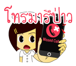 Kwanjai the Ward Nurse V.3 sticker #9285411