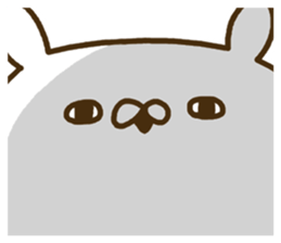 Rabbit sometimes strange onomatopoeia. sticker #9285547