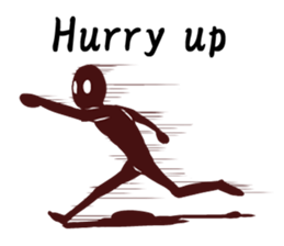 Black person English edition sticker #9285585