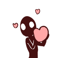 Black person English edition sticker #9285600