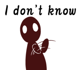 Black person English edition sticker #9285609