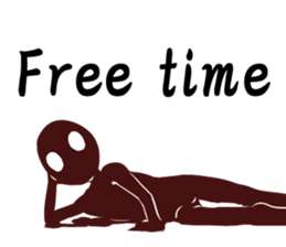 Black person English edition sticker #9285612