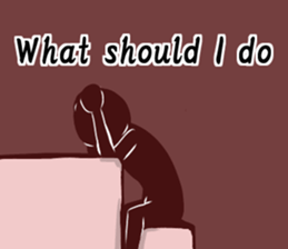 Black person English edition sticker #9285613