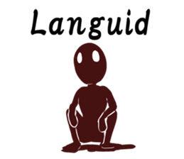 Black person English edition sticker #9285617