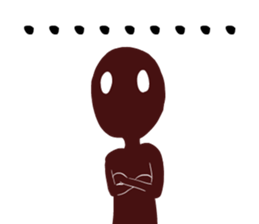 Black person English edition sticker #9285623