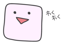 Ease of round triangle square use sticker #9285946