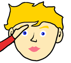 Golden Hair Color Rockstar sticker #9285990