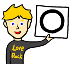 Golden Hair Color Rockstar sticker #9285992