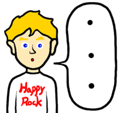 Golden Hair Color Rockstar sticker #9286002