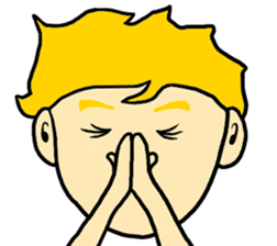 Golden Hair Color Rockstar sticker #9286006