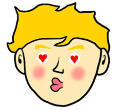 Golden Hair Color Rockstar sticker #9286009