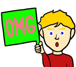 Golden Hair Color Rockstar sticker #9286015