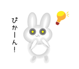 Surreal rabbit usapon sticker #9286226