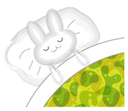 Surreal rabbit usapon sticker #9286228