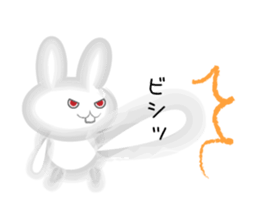 Surreal rabbit usapon sticker #9286235