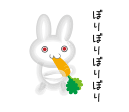 Surreal rabbit usapon sticker #9286237