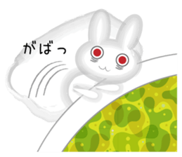 Surreal rabbit usapon sticker #9286240