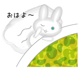 Surreal rabbit usapon sticker #9286245