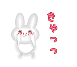 Surreal rabbit usapon sticker #9286246