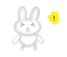 Surreal rabbit usapon sticker #9286248
