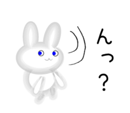 Surreal rabbit usapon sticker #9286259