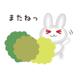 Surreal rabbit usapon sticker #9286260