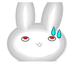 Surreal rabbit usapon sticker #9286261