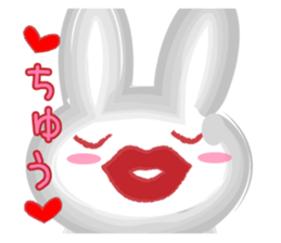 Surreal rabbit usapon sticker #9286263