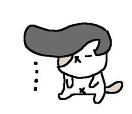 Hard wild cat sticker #9286299