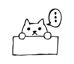 Signboard dog sticker #9286526