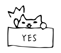 Signboard dog sticker #9286529