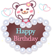 Chocolate bear -Congratulations Sticker- sticker #9286597