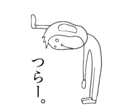 Monkey. White Monkey. sticker #9287531