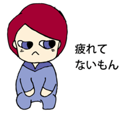 Obstinate girl Monchan sticker #9287754