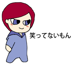 Obstinate girl Monchan sticker #9287762