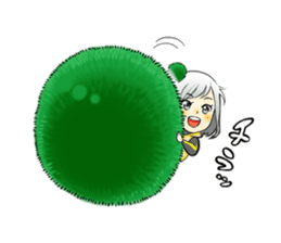 Fuji 5 lakes girls sticker. sticker #9288946