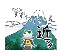 Fuji 5 lakes girls sticker. sticker #9288948