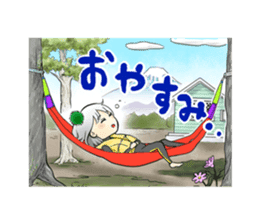 Fuji 5 lakes girls sticker. sticker #9288950