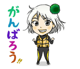 Fuji 5 lakes girls sticker. sticker #9288951