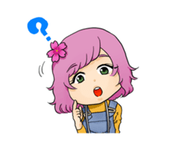 Fuji 5 lakes girls sticker. sticker #9288959