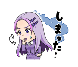 Fuji 5 lakes girls sticker. sticker #9288961