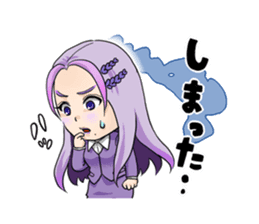 Fuji 5 lakes girls sticker. sticker #9288961