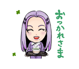 Fuji 5 lakes girls sticker. sticker #9288962